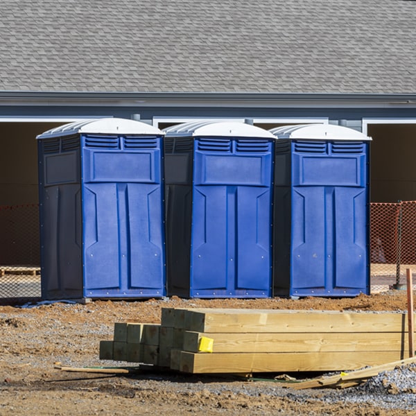 are there any restrictions on what items can be disposed of in the portable restrooms in Allentown New York